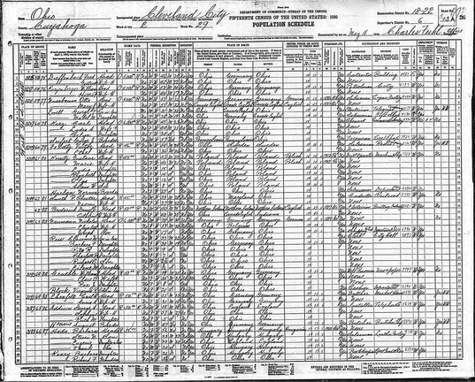 Census Ohio 1920 2