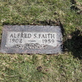 Gravestone Faith Alfred S