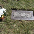 Gravestone Faith Allen F