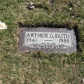 Gravestone Faith Arthur D