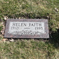 Gravestone Faith Helen